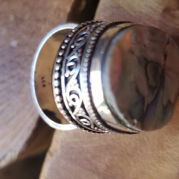 New Abalone Shell 925 Silver Ring. - Picture 4 of 12